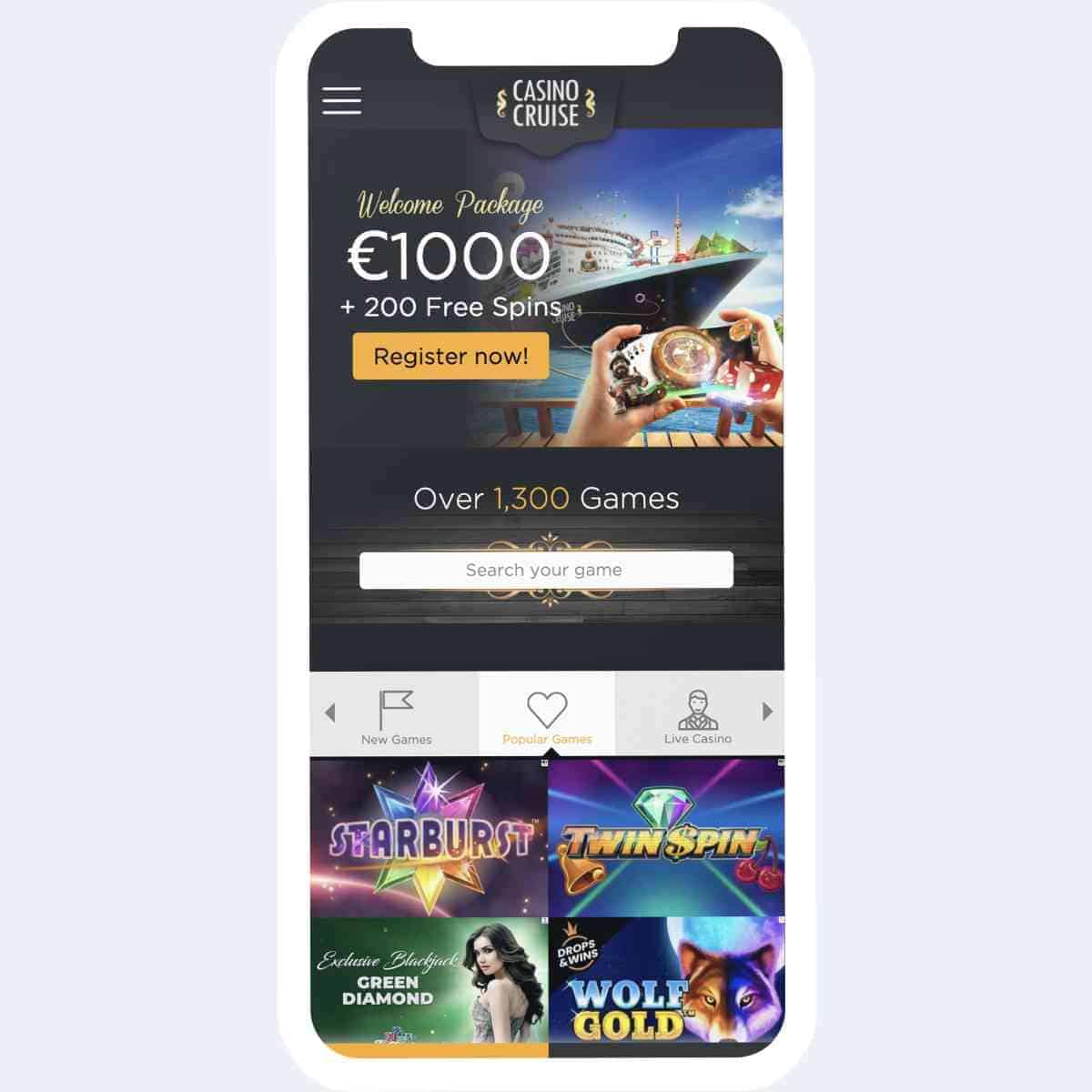 casino cruise homepage mobile