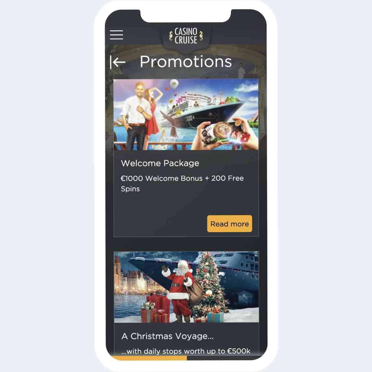 casino cruise promotions mobile