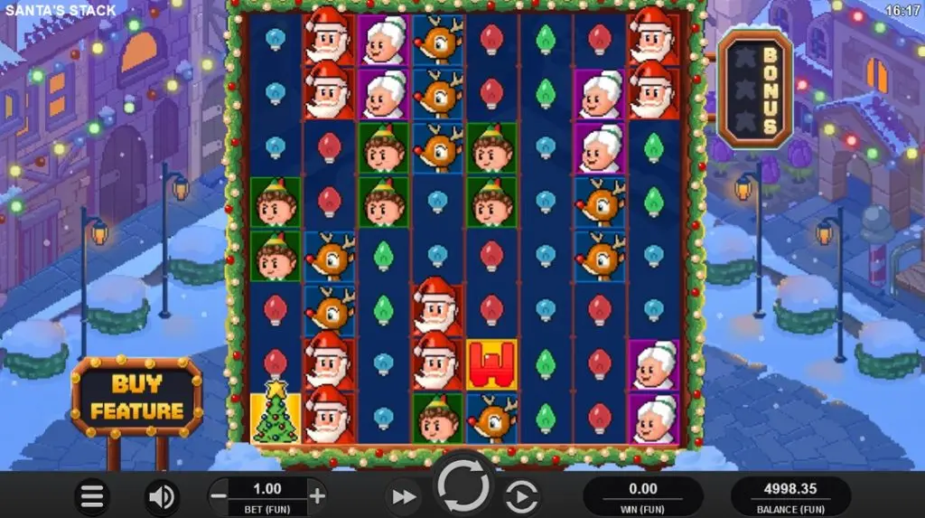 santa's stack gameplay